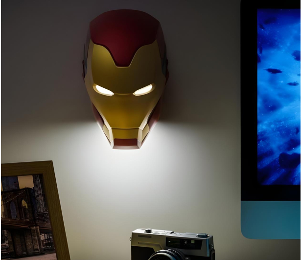 PALADONE Lampka Marvel Iron Man ścienno-biurkowa - 1260948 - zdjęcie 4